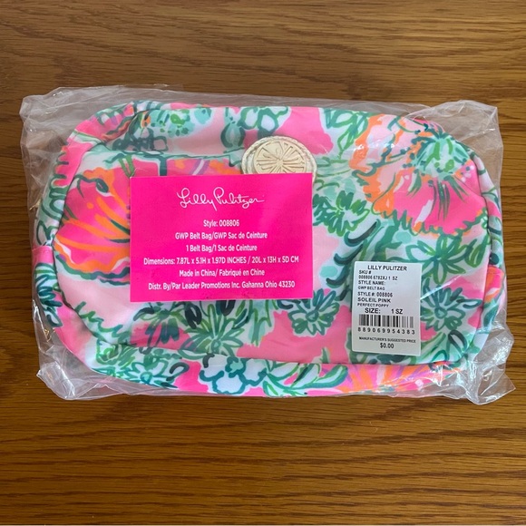 Lilly Pulitzer Handbags - Lilly Pulitzer Belt Bag Perfect Poppy